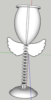cup wings cup  3d print model - Mito3D