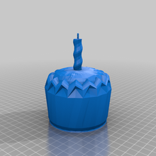 cupcake 3d print model - Mito3D