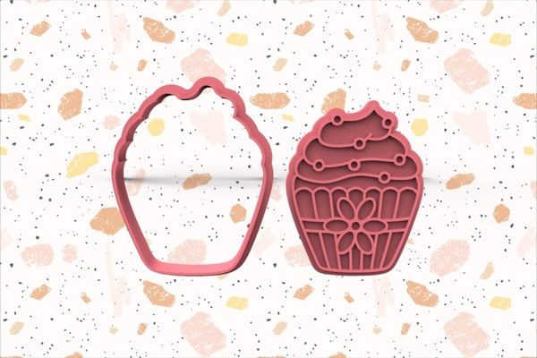 petit gâteau biscuit coupeur accueil maison coupe masse biscuits masses porcelaine céramique fondant cœur marqueur saint valentin journée l'amour 3d print model - Mito3D