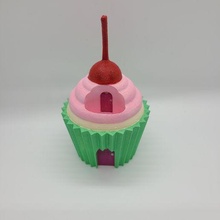 cupcake Casa arte decorazione decorazioni cibo giardino all'aperto dolce 3d print model - Mito3D