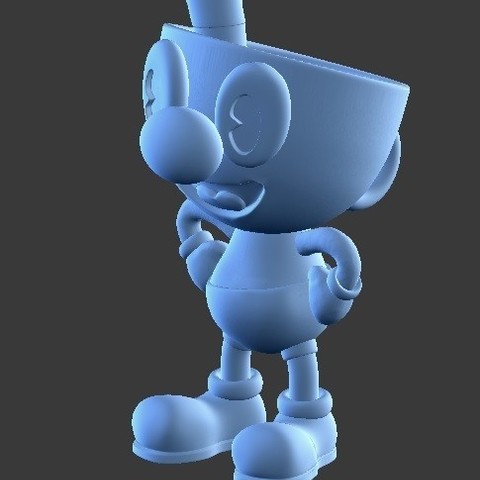 cuphead game games toy cartoon 3D print model - Mito3D