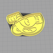 cuphead cookie mold cutter indie 3d print model - Mito3D