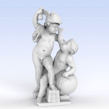 Cupido luchando 3d print model - Mito3D