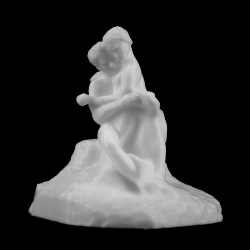 Cupidon psyché mus Rodin Paris art 3D print model - Mito3D