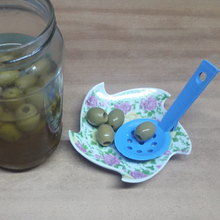 cuppino überarbeitet Nahrung zu sich nehmen jar-öl home öl Pilze olive Oliven Kapern jar halten Essen - Zubehör Löffel starten Abendessen 3d print model - Mito3D