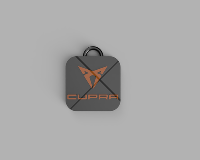 cupra key ring Art keychain seat model automotive car 3d print model - Mito3D