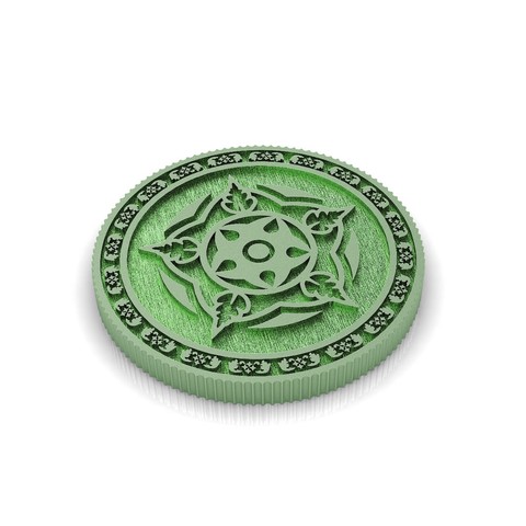 currency throne game tyrell house coin token piece games thrones 3D print model - Mito3D
