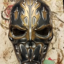 cursed skull mask art halloween 3d print model - Mito3D