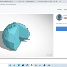lanetli küre sanat javaplaying 3d print model - Mito3D