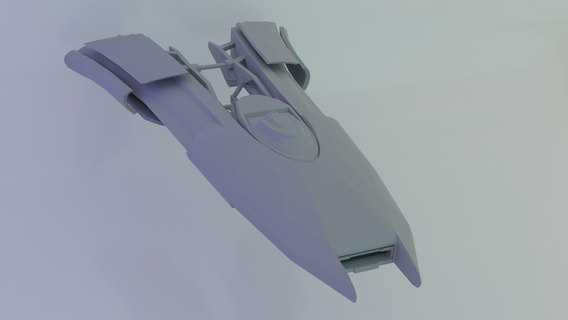 maledizione vigilia online nave minerale navicella spaziale gioco 3dprint mmo trasporto veicolo miniature veicoli 3d print model - Mito3D