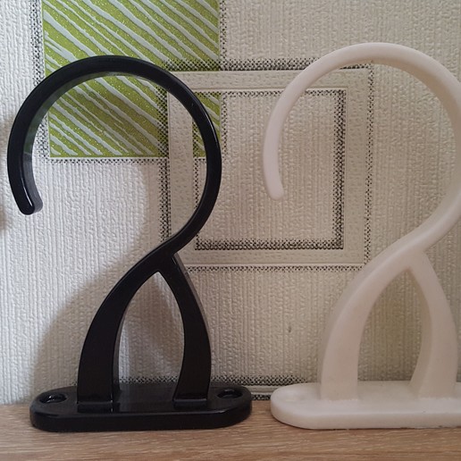 curtain hook home 3D print model - Mito3D