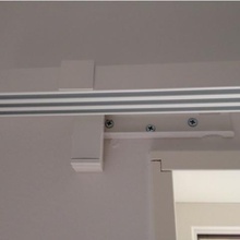 curtain rail adapter home window mount wall vidga hack ikea curtains 3d print model - Mito3D