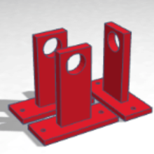 barra de la cortina titular casa el agujero coprot soporte tubería pistulito barril apoyo 3d print model - Mito3D