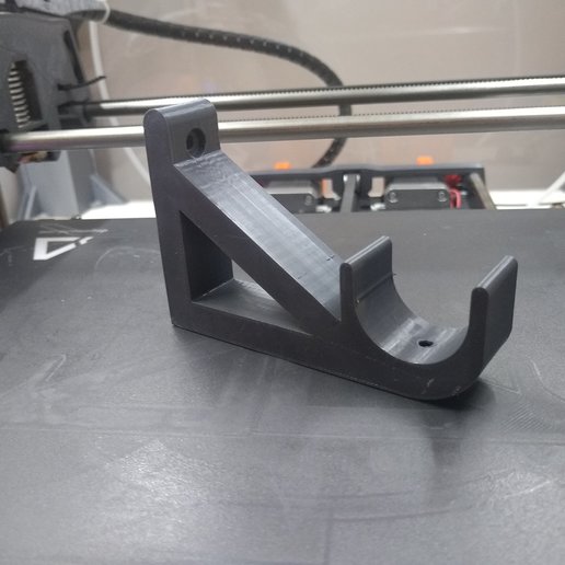 curtain rod support diameter 28 mm home bar 3D print model - Mito3D
