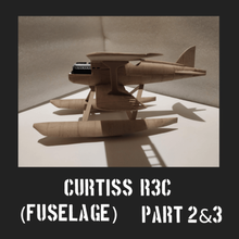 curtiss r3c part 2 3 game rosso tannery ww2 plane aerodynamics biplane naval construction toys ww1 modelkit porco toy puzzle plan model kit fighter diy airplane aircraft 3d print model - Mito3D