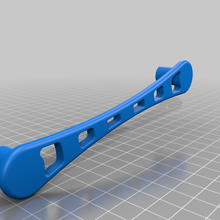 curvo buchi maniglia 3d print model - Mito3D