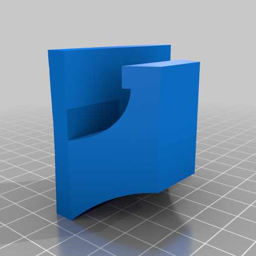 curvado gancho casaco mini simples toalha parede tool_holders_boxes 3D print model - Mito3D
