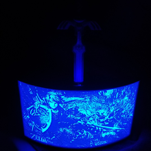 curvo litofano lámpara zelda artilugio enlace Maestro espada noche ligero vídeo juegos 3d print model - Mito3D