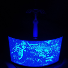 curved lithophane lamp zelda gadget link master sword night light video games 3d print model - Mito3D