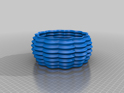 curvystar1&2 bowl container decor 3d print model - Mito3D
