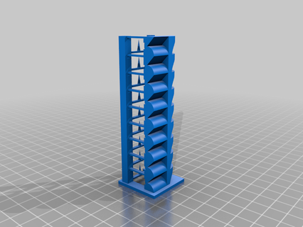 custemp tower1tomized temperature tower customized 3d printing tests printer calibration stress test benchy 3d print model - Mito3D