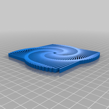 custo3mized tortue spirale Générateur art personnalisé 2d 3d print model - Mito3D