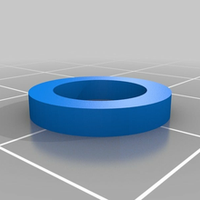 custoabcmized size washer bushing customized parts 3d print model - Mito3D