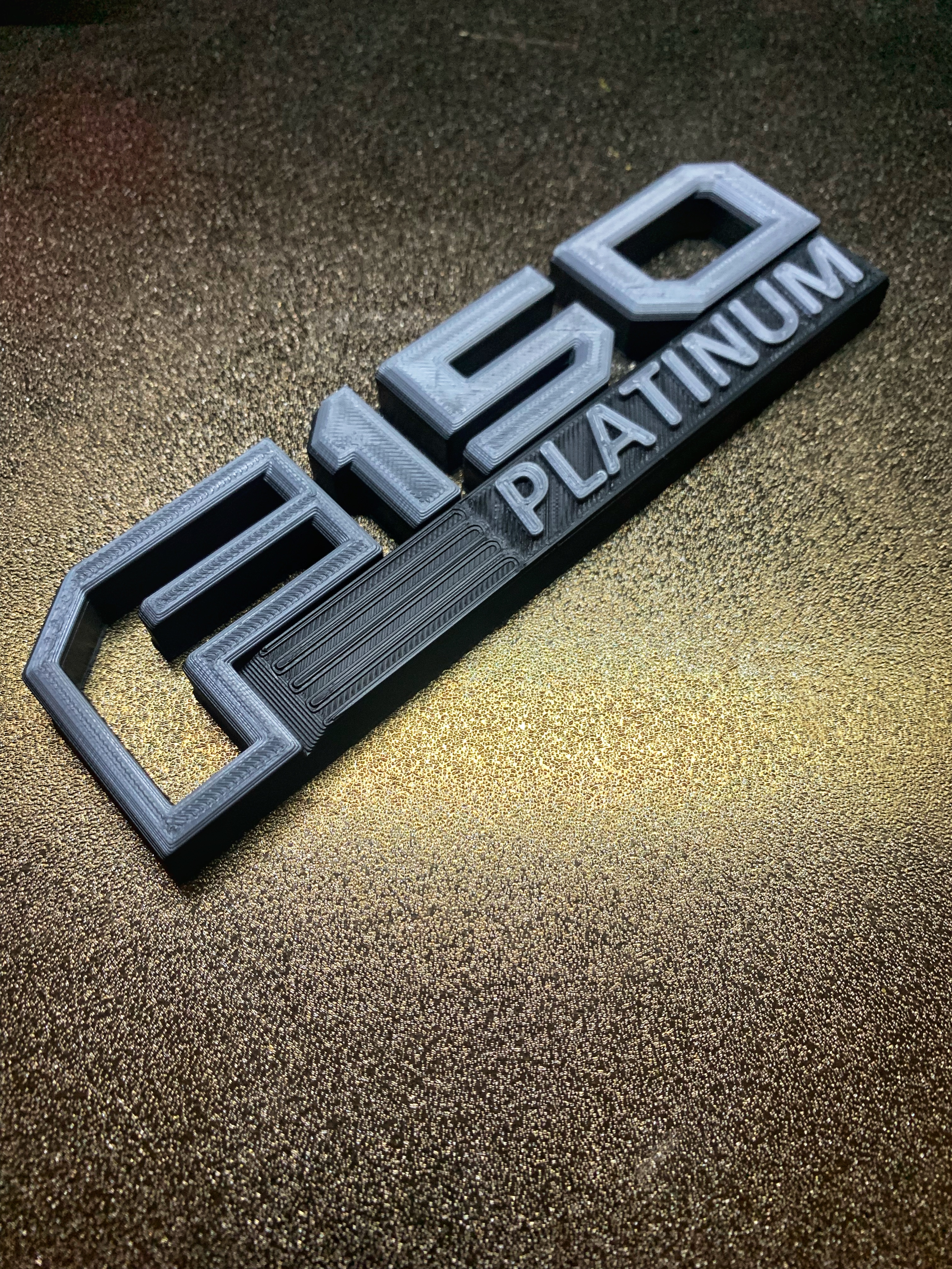 personalizzato 2015+ guado f150 platino emblema limitato ruggire Shelby svt ecoboost coyote 3D print model - Mito3D