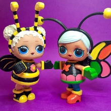 custom 3d printed lol doll costumes bee butterfly game toy 3d print model - Mito3D