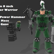custom 8 inch thunder warrior 3d print model - Mito3D