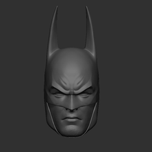 custom batman arkham city headsculpt asylum dc comics mcfarlane toys 3d print model - Mito3D