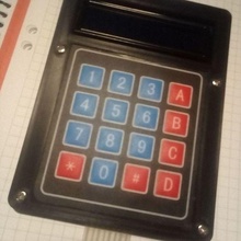 custom box - keypad 4x4 lcd 2 16 esp32 wemos d1 tool electronics 3d print model - Mito3D