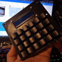 custom box - keypad 6x4 lcd 2 16 tool customized electronics 3d print model - Mito3D