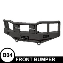 custom bumper b04 art car 4x4 frontbumper vehicle transport 3d print model - Mito3D