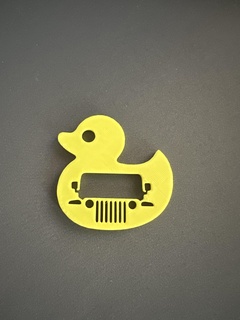 custom ducky keychain 3d print model - Mito3D