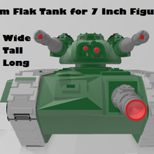 Douane flak réservoir 7 pouce espace marines 3d print model - Mito3D