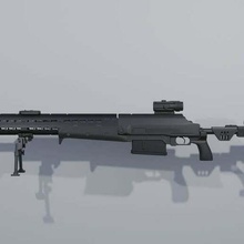 custom hdr duty modern warfare warzone 2019 call of cod gun guns sniper rifle weapon weapons video_games 3d print model - Mito3D