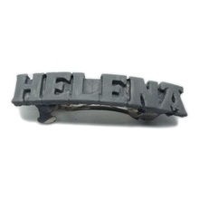 custom helena 40-45 hair hook various barrete pin hooks personal hellen names 3d print model - Mito3D