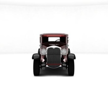 custom hotrod based model 3d game automotive vehicle car 3d print model - Mito3D