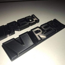 özel logo vrs sdi Fabia Octavia 3d print model - Mito3D