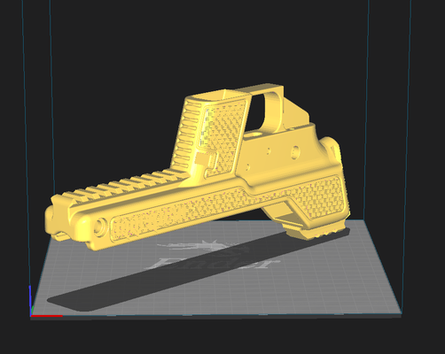 custom macdaddy frame airsoft 3d print model - Mito3D