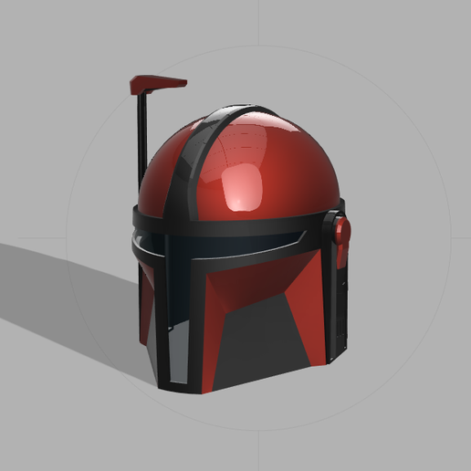 custom mandalorian helmet - star wars armor space fantasy 3D print model - Mito3D