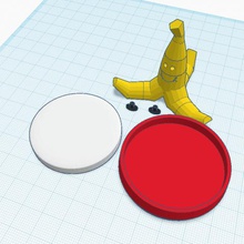 custom mariokart banana amiibo game nintendo figure racing item powerup 3d print model - Mito3D