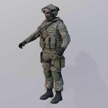 Douane mil sim devoir moderne guerre 2019 appel of personnage morue Russie russe militaire soldat jouet zone jeux vidéos 3d print model - Mito3D