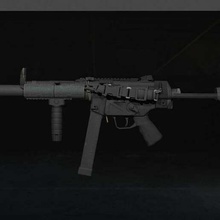 personalizzato mp5 dovere moderno guerra airsoft chiamata of merluzzo mp5k fucile smg pistola zona videogiochi 3d print model - Mito3D