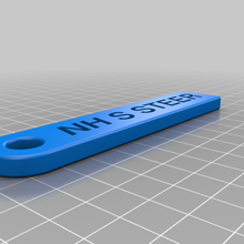 personalizado nh dirigir llave cadena Moda accesorios 3d print model - Mito3D