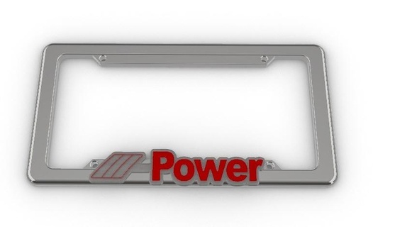 custom number plate frame motorsport 3d print model - Mito3D