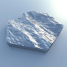 benutzerdefinierte ocean tile set terraforming mars 10 designs Spiel spiel Fliesen wasser meer Wasser sf brettspiel board 3d print model - Mito3D