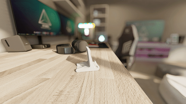 Benutzerdefiniert Telefon Stand sla Harz bereit Gadget Barbier Geschäft 3D print model - Mito3D