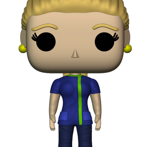 personalizado popular elemental colegio profesor funko pop juguete niña 3D print model - Mito3D